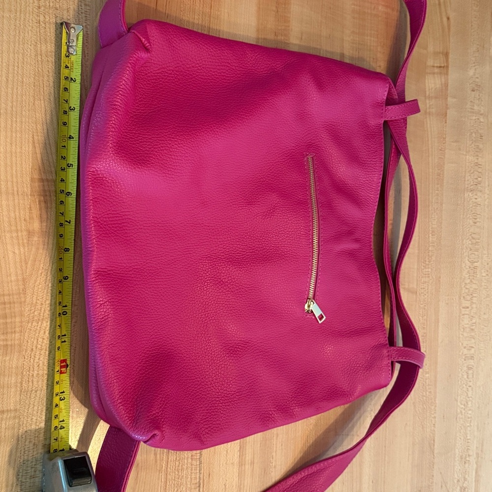 Chic Pink Shoulder/ Backpack Bag - image 7